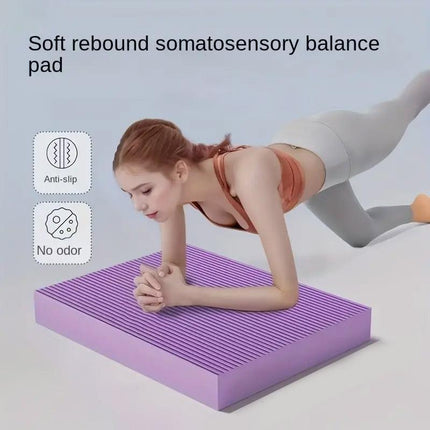 Balance Mat Non Slip Yoga Fitness Mat Flat Support for Home Workout Exercises