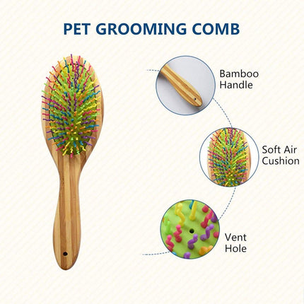 Double Sided Pet Comb Dogs Cats Knot Removal Grooming Brush Detangling