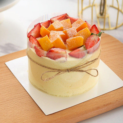 20pcs Square Paper Cake Base Mats for Birthday Wedding Party Dessert Display