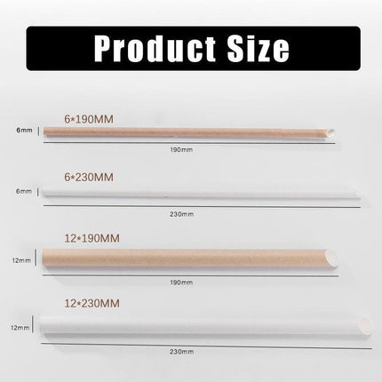 1000-2000pcs Colourful Paper Drinking Straws FOIL Metallic Party BULK SALES - Aimall