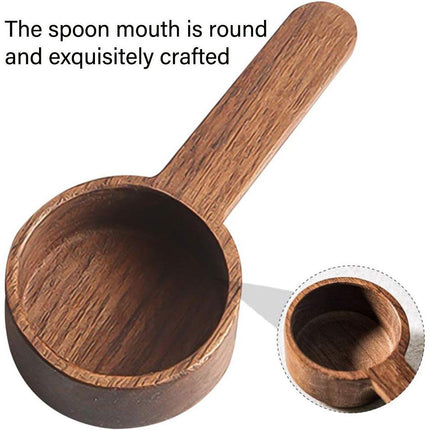 Black Walnut Measuring Bean Spoon Solid Wood Gram Coffee Milk Powder Gram Weight