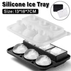 Silicone Ice Cube Mold for Whiskey Creative Ice Cream Sphere Maker with Funnel
