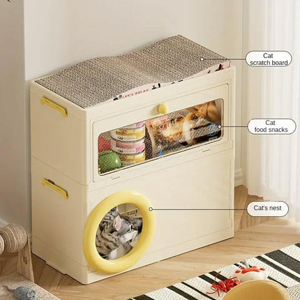 Multifunctional Household Storage Box for Pets Organizers Storage Container