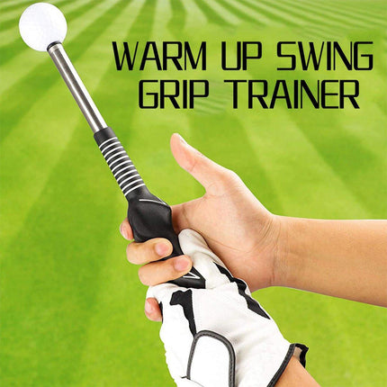 Golf Swing Training Aid Telescopic Impact Sound Stick Exercise Tool for Practice