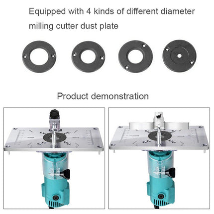 Woodworking Tools Router Table Flip Board Insert Plate for Trimming Machine Use
