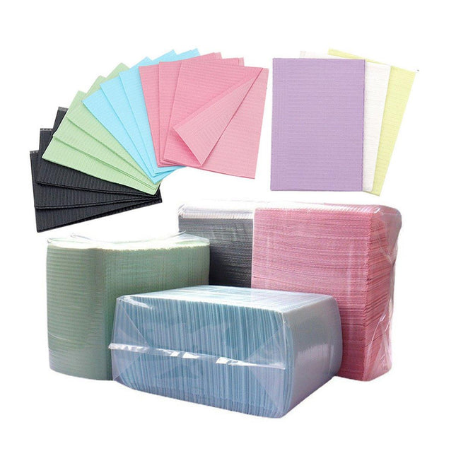 125PCS Disposable Waterproof Tattoo Cleaning Pad Dental Table Cover Film Mat