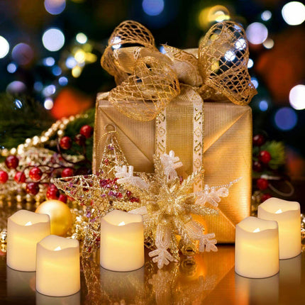 24PCS LED Votive Flameless Tea Candle Light Wedding Church Decoration - Aimall