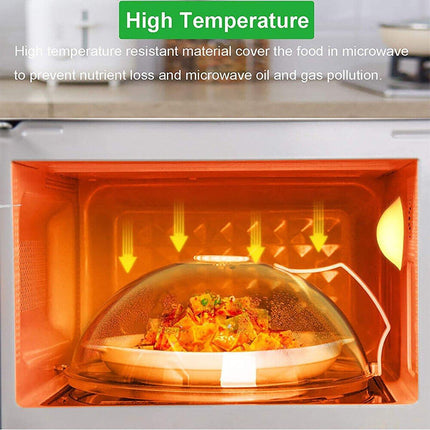 Microwave Safe Food Grade Plastic Splash Proof and Dustproof Heating Cover