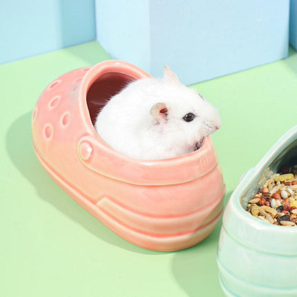 Tumble-Proof Non-Slip Hamster Food Bowl Hedgehog Feeder Squirrel Dish Plate