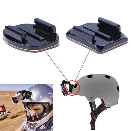 4PCS Flat Curved Mount Adhesive 3M Sticker For GoPro Hero 9 8 7 6 5 4 3 2 Camera - Aimall