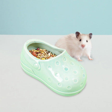 Tumble-Proof Non-Slip Hamster Food Bowl Hedgehog Feeder Squirrel Dish Plate