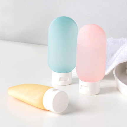 6PCS Travel Bottles Tube Squeeze Shampoo Shower Empty Lotion Sub-bottling - Aimall