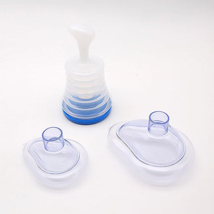 Respiratory Trainer Suffocation Emergency Rescue Mask Heart And Lung Device