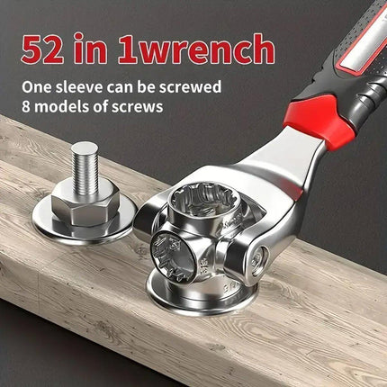 52-in-1 Universal Socket Wrench Multi-Function Multi-Angle Rotary Wrench Tool