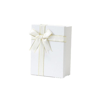 5PCS Large Black Folding Gift Box with Ribbon Bow One-Piece Shoe Apparel Box