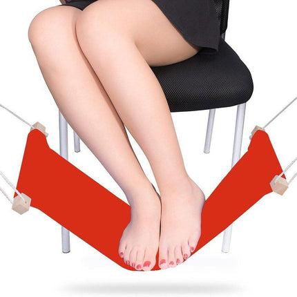 Foot Hammock Under Desk Hanging Office Footrest for Comfortable Leg Support