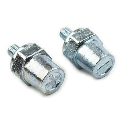 2Pcs Battery Terminal Posts For M8 8mm Bolts Positive Negative For Car Boats