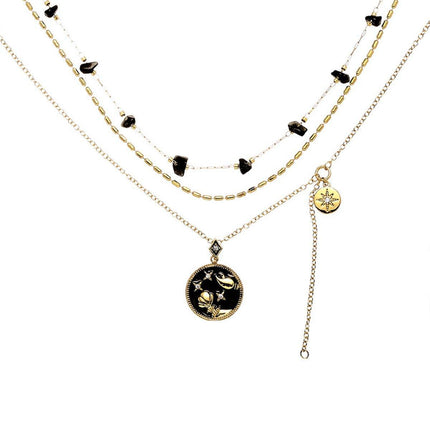 Vintage Black Necklace for Women Gothic Fashion Jewelry Statement Choker Gift