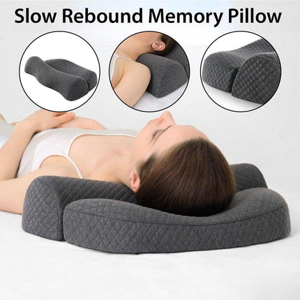 Memory Foam Cervical Pillow Ergonomic Neck Support for Comfortable Sleep