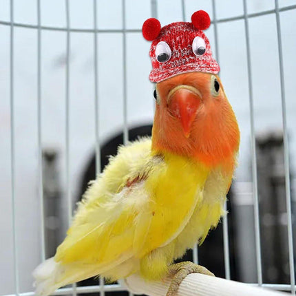 Adjustable Knitted Woolen Hat for Pet Dutch Pig Hamster Funny Decorative Hat