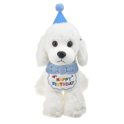 Pet Birthday Dog Cat Bib Scarf Hat Accessory Dogs Cats Celebration