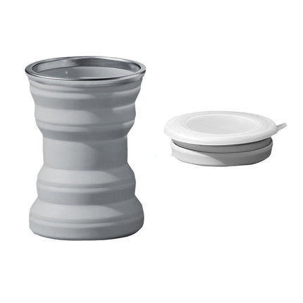 Silicone Folding Travel Mug Portable Retractable Collapsible Mug Outdoor Camping