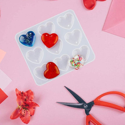 Heart Silicone Pendant Mold Necklace Jewelry Resin Mould Casting Craft DIY Tool - Aimall