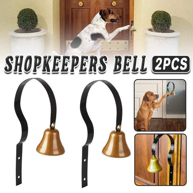 2PCS Vintage Home Traditional Shop Keeper Door Hanging Bell Retail Store Doorbell