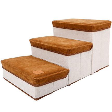 Foldable Pet Dog Stairs Puppy Step Ladder for Bed Sofa Portable Climbing Ramp
