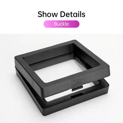 10pcs Transparent PE Film Display Box Jewelry Packaging Storage Box Container