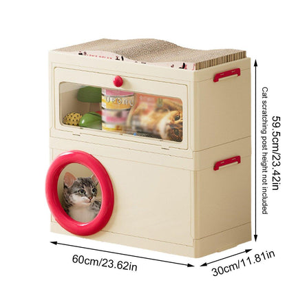 Multifunctional Household Storage Box for Pets Organizers Storage Container