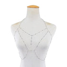 Bikini Beach Body Chain Layered Diamond Chest Harness Belly Waist Jewlery - Aimall