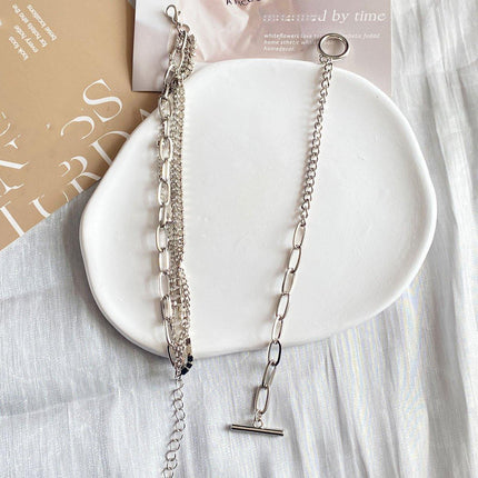 Twist Chain Bracelets Women 2pcs Set Fashion Mix and Match Jewelry Gift