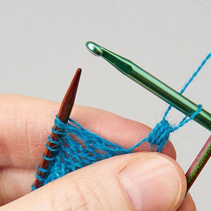 50PCS Hooks Set Crochet Sewing Tools Knitting Needles Aluminum DIY Weave Craft - Aimall