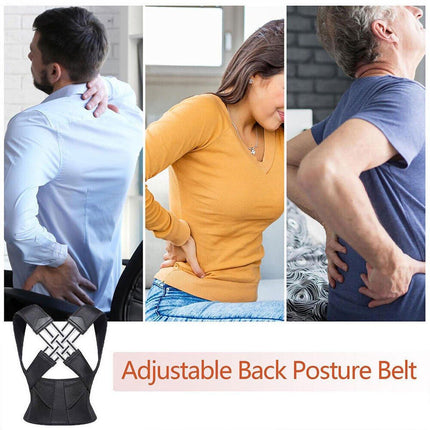 Adjustable Back Posture Corrector Support Belt for Unisex Hunchback Correction