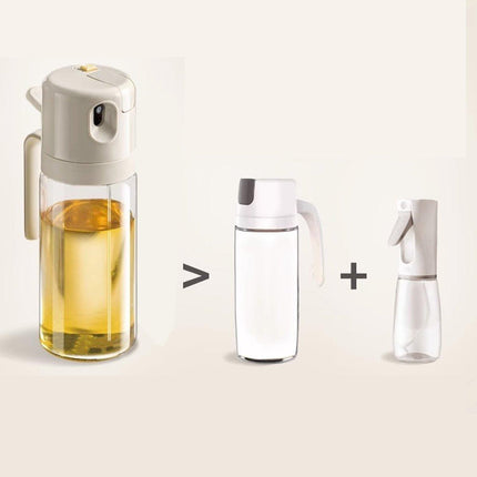 2 in1 Olive Oil Sprayer Dispenser Cooking Baking BBQ Spray Bottle Kitchen Tool