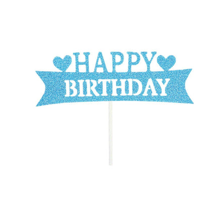 Happy Birthday Cake Topper Colour Printed Acrylic Party Decorations Au Stock - Aimall
