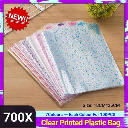 700X 18*25cm Transparent Opp Plastic Bags For Dolls Toy Packaging Gift 7Colours - Aimall