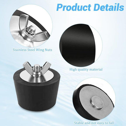 2pcs Winter Swimming Pool Pipe Freeze Protection Plugs for Cold Weather Use