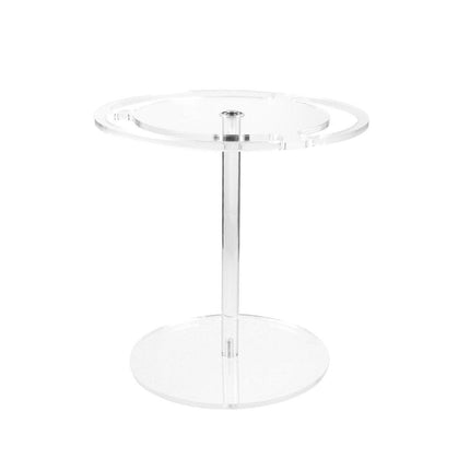 Clear Acrylic Sunglasses Display Stand 360 Rotating Eyewear Holder Black Desktop