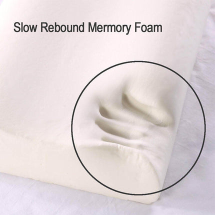 1/2PCS Memory Foam Neck Pillow Wavy Contour Slow Rebound Pillow