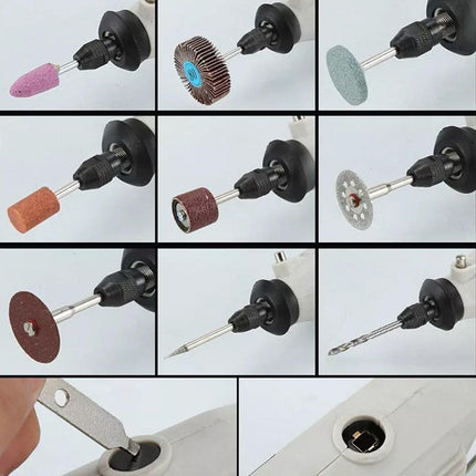 100/147pcs Electric Mill Set Accessories Grinding Cutting Drilling Tool Kit