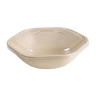 50X Eco Hexagonal Biodegradable Salad Bowl Disposable Lightweight Meal Container - Aimall