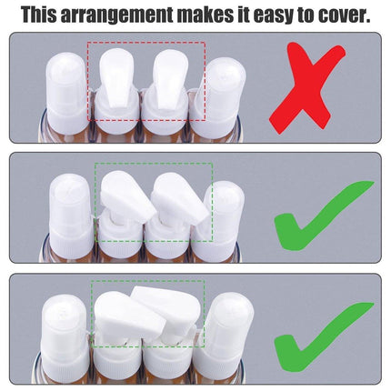 Mini Shampoo Dispenser Portable Travel Bottle SetTravel Bottles for Toiletries