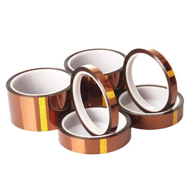 33M 5-25Mm Kapton Tape High Temperature Heat Resistant Polyimide 3D Printer Vic - Aimall