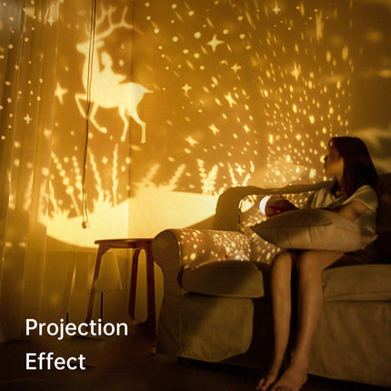 Starry Sky Projection Lamp HD Night Light Atmosphere Projector Creative Gift