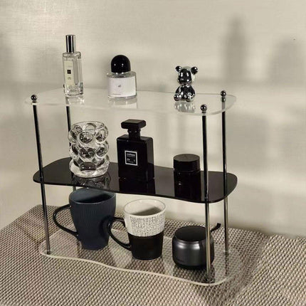 Removable Acrylic Display Stand Desktop Storage Organizer Holder Perfume Rack