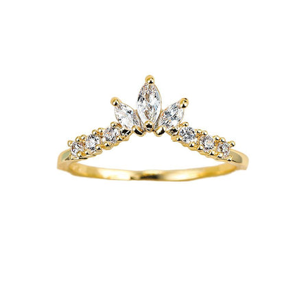 Fashion Oval Ring Simple Elegant Design Jewellery for Women Stylish Accessories