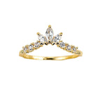 Fashion Oval Ring Simple Elegant Design Jewellery for Women Stylish Accessories