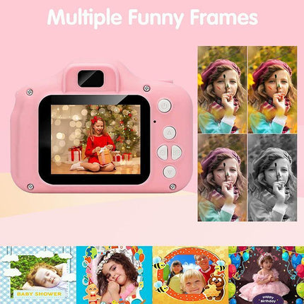 Mini Digital Children Camera HD 1080P LCD Camera Toy Kids Gift + 32G TF Card - Aimall
